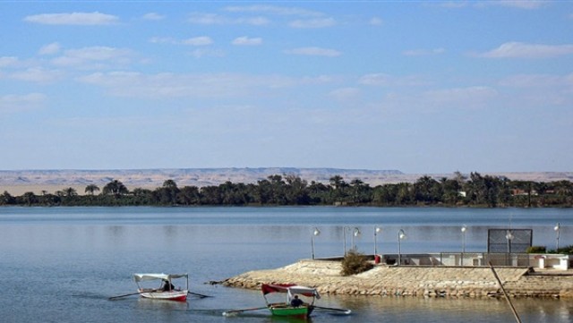 بحيرة قارون بمحافظة الفيوم 