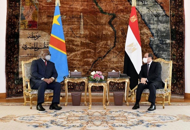 الرئيس عبد الفتاح السيسي ورئيس الكونغو الديمقراطية