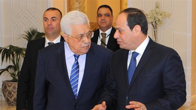 الرئيس السيسي ورئيس فلسطين 