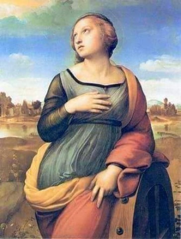 راهبة الاسكندرية للرسام العالمي روفائيل
