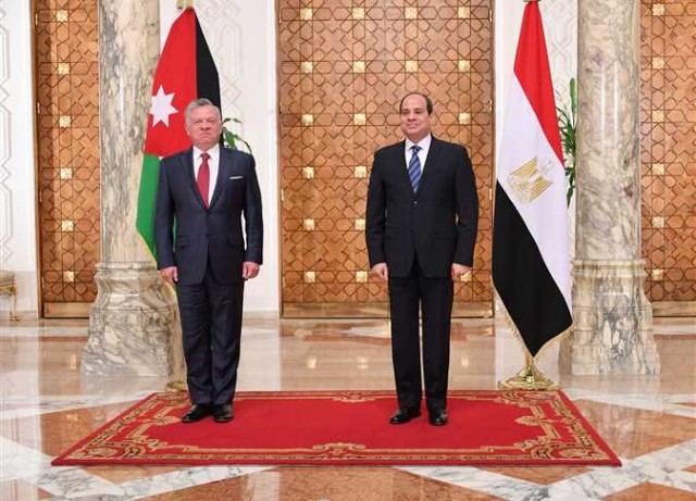 الرئيس السيسي والملك عبدالله