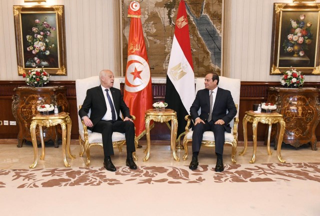 الرئيس السيسي ورئيس تونس 