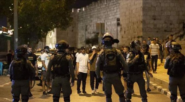 مواجهات بين فلسطينيين والشرطة الإسرائيلية