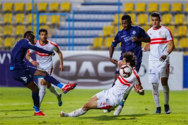 مباراة الزمالك وبيراميدز 