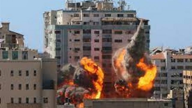 الهجمات الإسرائيلية علي غزة