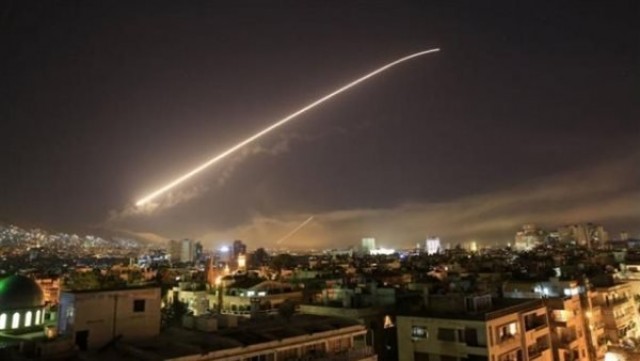 صواريخ اسرائيلية على سوريا