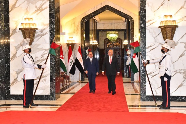 رئيسا مصر والعراق 