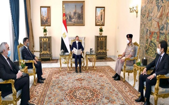 السيسي يستقبل وزير الدفاع العراقي
