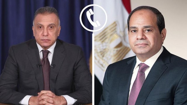 الرئيس السيسي ورئيس الوزراء العراقي