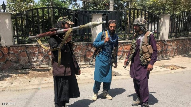 مقاتلو طالبان في شوارع كابول