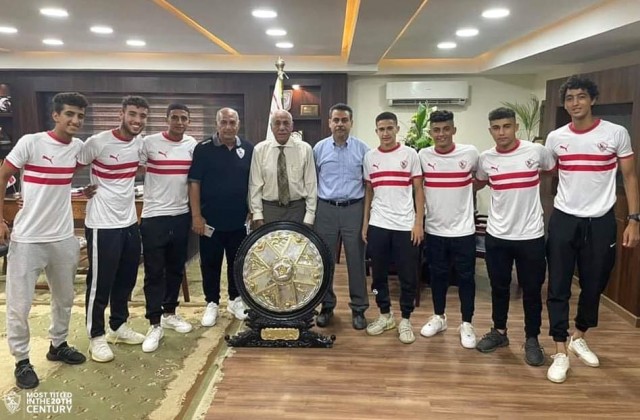 حسين لبيب مع سباعي الزمالك 