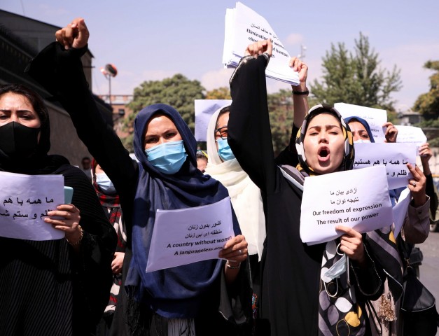 مظاهرات النساء في أفغانستان