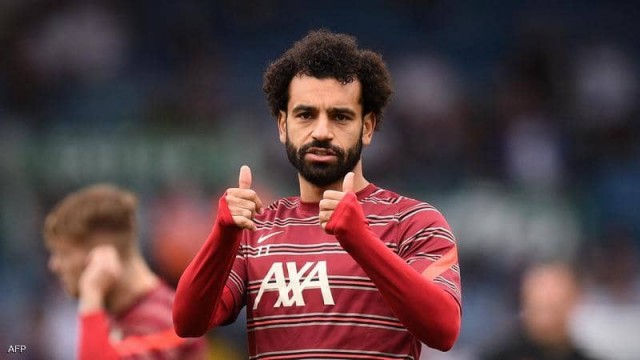 محمد صلاح لاعب المنتخب الوطني وليفربول