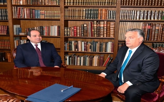 الرئيس السيسي ورئيس وزراء المجر 