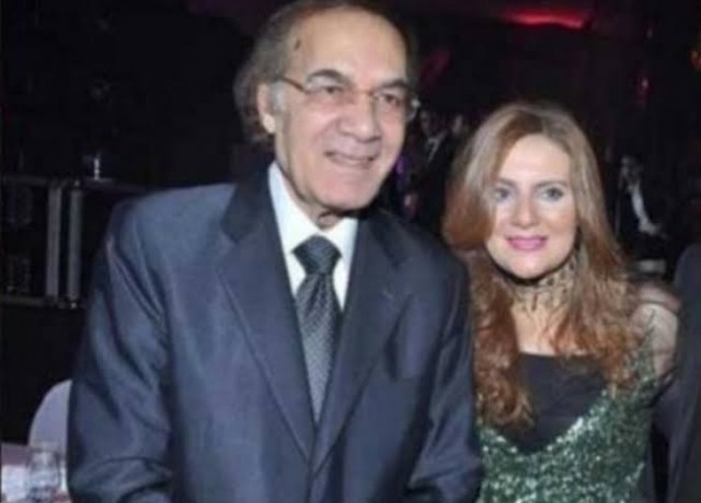 رانيا محمود ياسين مع والدها