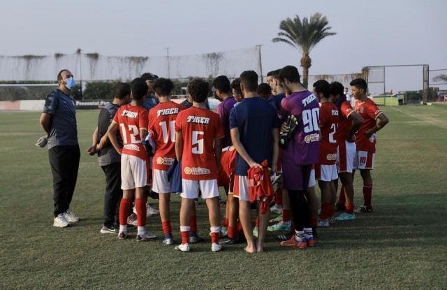  فريق الناشئين لكرة القدم بالنادي الأهلي