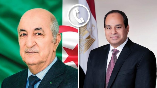 الرئيس السيسي ورئيس الجزائر