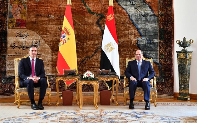 الرئيس السيسي ورئيس حكومة إسبانيا 