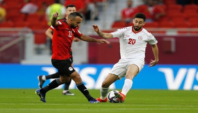مباراة مصر ولبنان