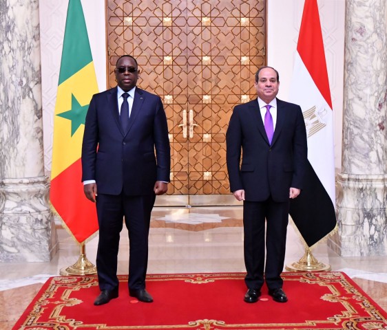 الرئيس السيسي ونظيره السنغالي 