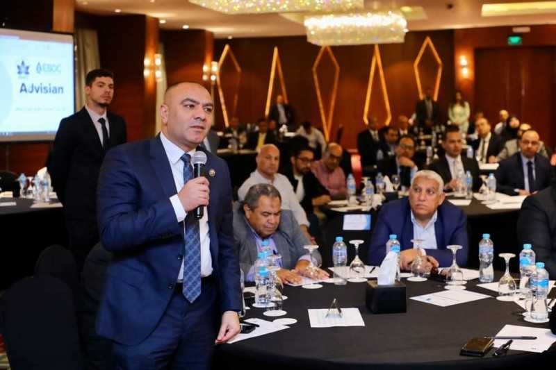 نائبي الشيوخ  وليد التمامي ومحمد  ابو حجازي يشاركان في الجلسة الثانية للتشاور المجتمعى لتقييم الأثر البيئى لمشروع تنمية حقل هارمتان العميق